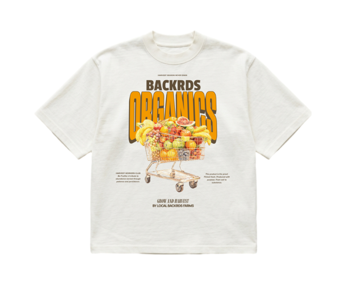 BACKRDS™ ORGANICS - OFF WHITE/ORANGE